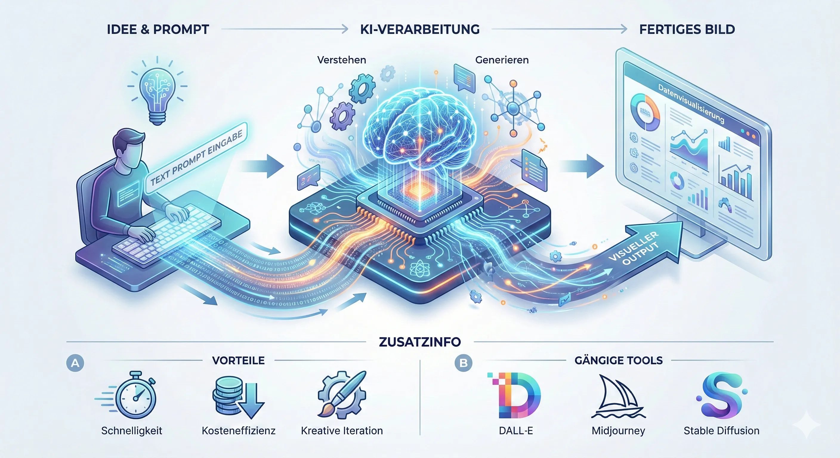 Infografiken und Schaubilder mit KI erstellen
